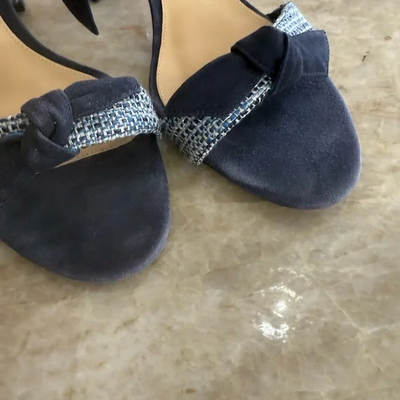Alexandre Birman Blue Heeled Sandals with Elegant Design